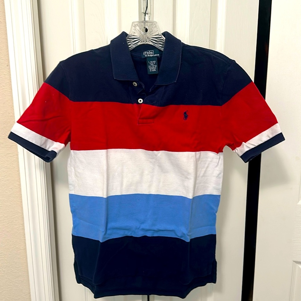 Polo by Ralph Lauren | red white and blue striped tee